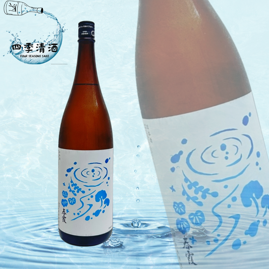 春霞 わき水ラベル 純米吟釀 1800ML